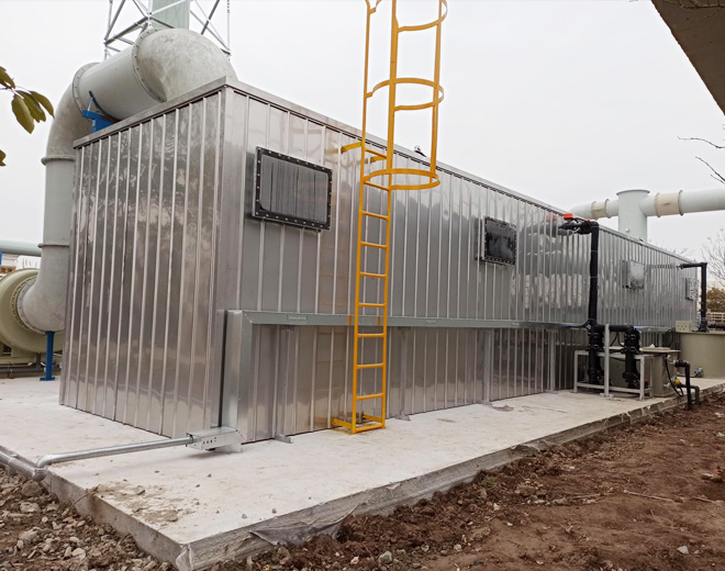 玻璃钢生物除臭箱